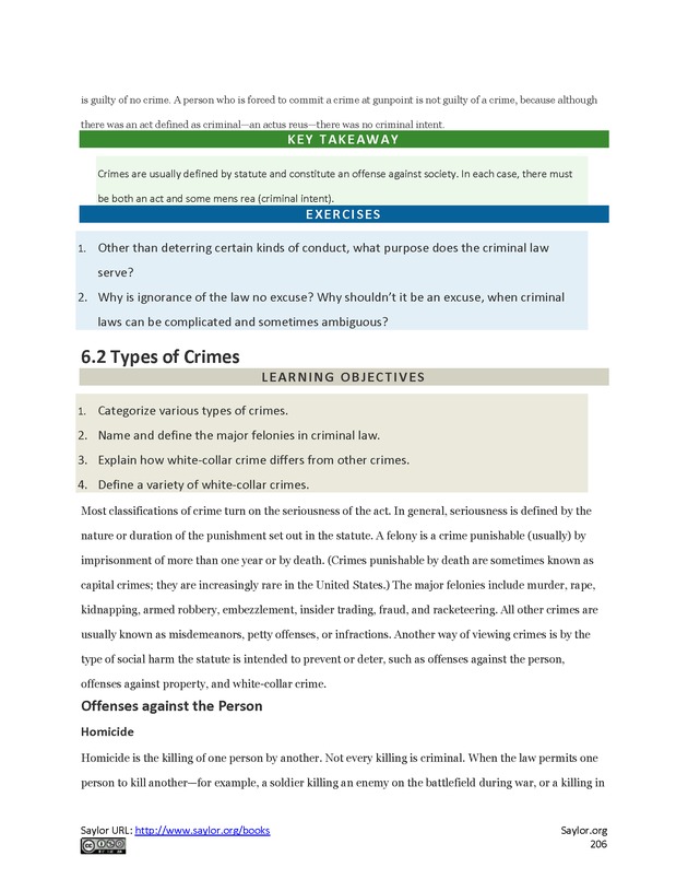 Business Law and the Legal Environment - Page 206